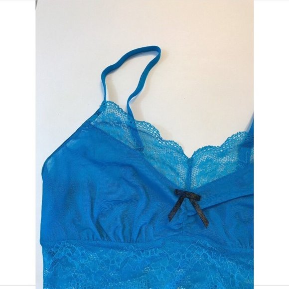 NWT FREYA 'Fancies' Lace Trim Bralette in Electric Blue [SZ Medium ]‎ #C639 - Picture 6 of 9